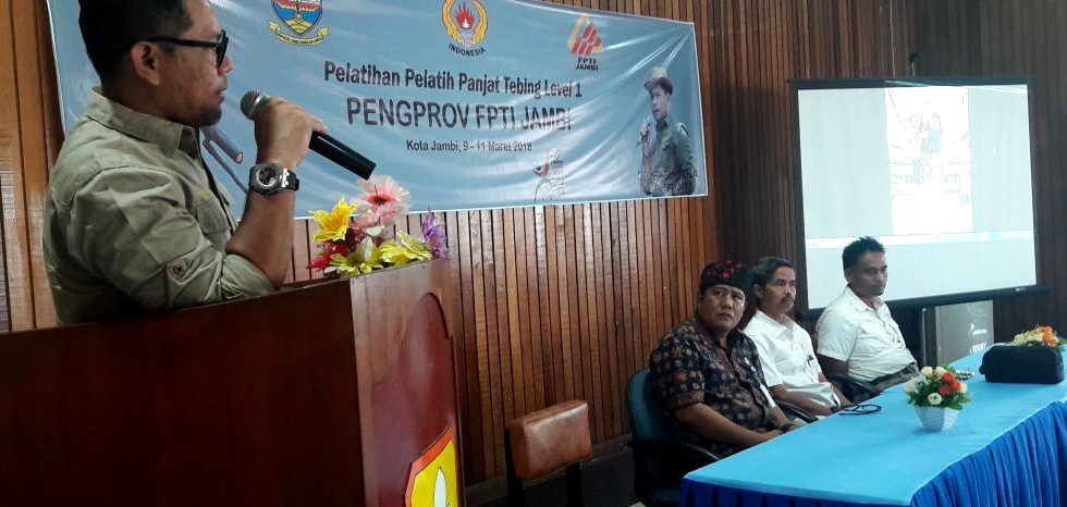 Penda FPTI Jambi menggelar Kursus Pelatih Level 1