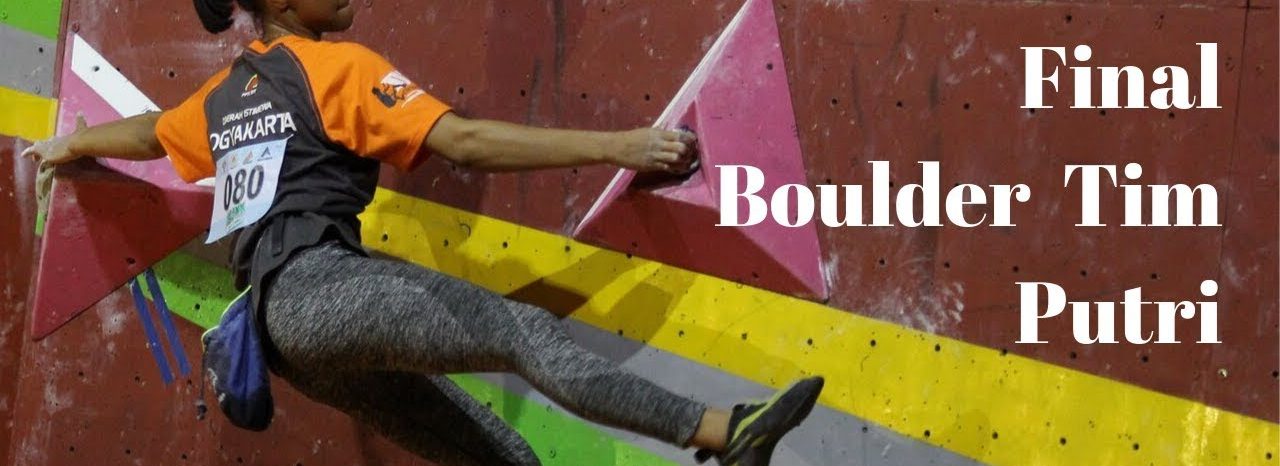 VIDEO Pra PON XX 2020 Zona 2 - Final Boulder Tim Putri