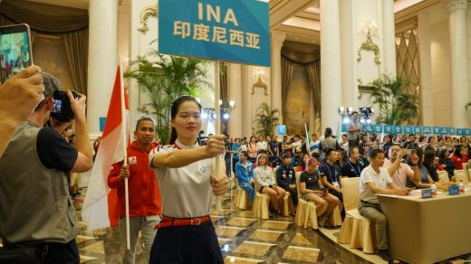 IFSC Climbing Worldcup di Xiamen - Opening Ceremony, Jumat (18/10/2019) IFSC Climbing Worldcup di Xiamen - Opening Ceremony, Jumat (18/10/2019)