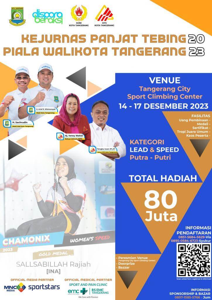 Kejuaraan Nasional Panjat Tebing Piala Walikota Tangerang 2023