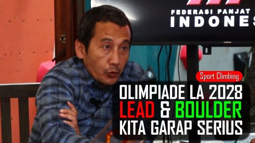 OLIMPIADE LA 2028 - LEAD & BOULDER kita garap serius
