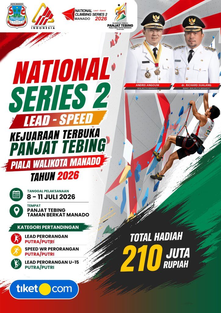 Nasional Seri 2 - Kejuaraan Panjat Tebing Piala Walikota Manado 2026