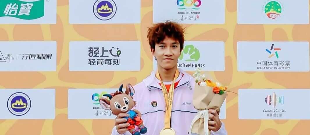 Ardana Cikal Raih Emas Boulder U17 Asia Youth Championship Guiyang