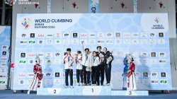 Atlet Panjat Tebing Kembali Sukses Raih Emas di Guiyang, Kali Ini dari Speed Relay Campuran