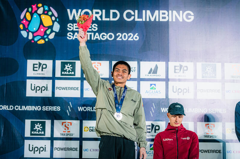 World Climbing Series Santiago 2026 | Santiago (CHI), 25th Oct 2026: Finals Lead during World Climbing Series Santiago 2026. This photo is for editorial use only. For any additional use please contact communications@worldclimbing.com © Benja Acuña/World Climbing @benja.acuu @worldclimbing
